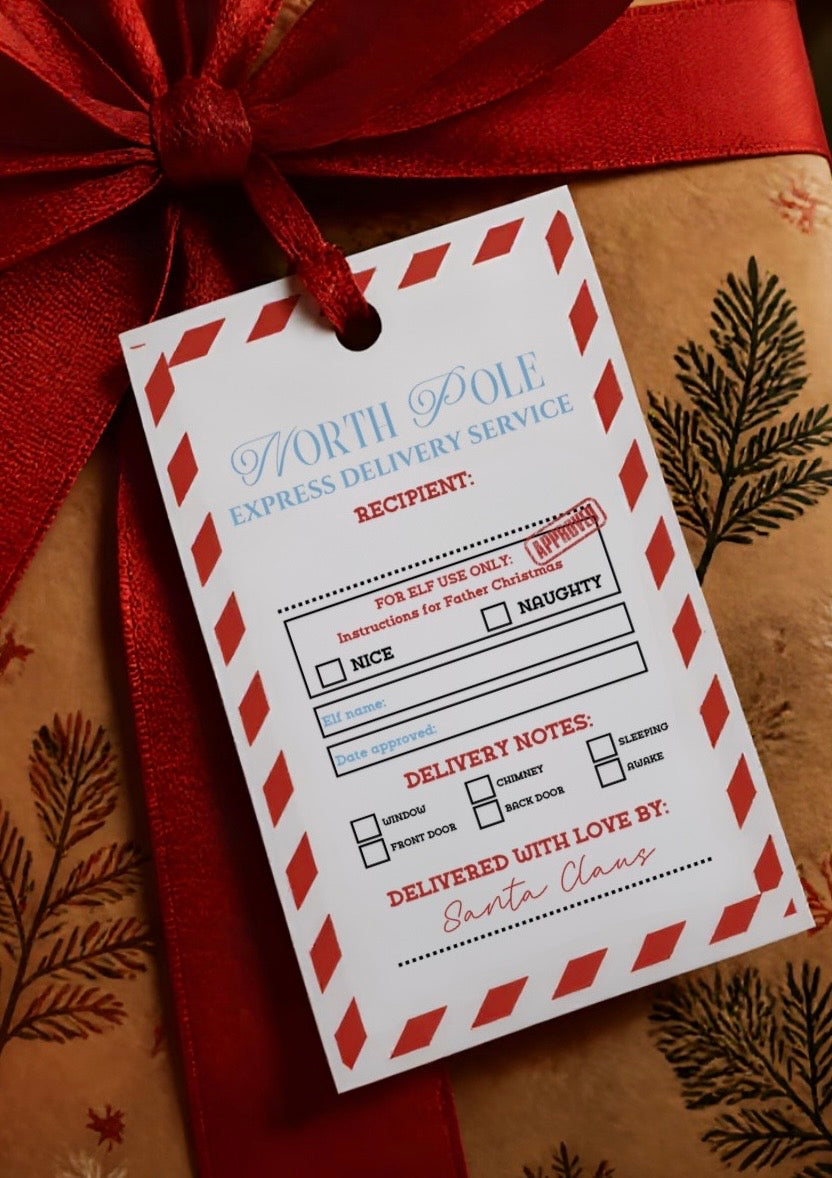 Elf on the shelf gift tags x10.