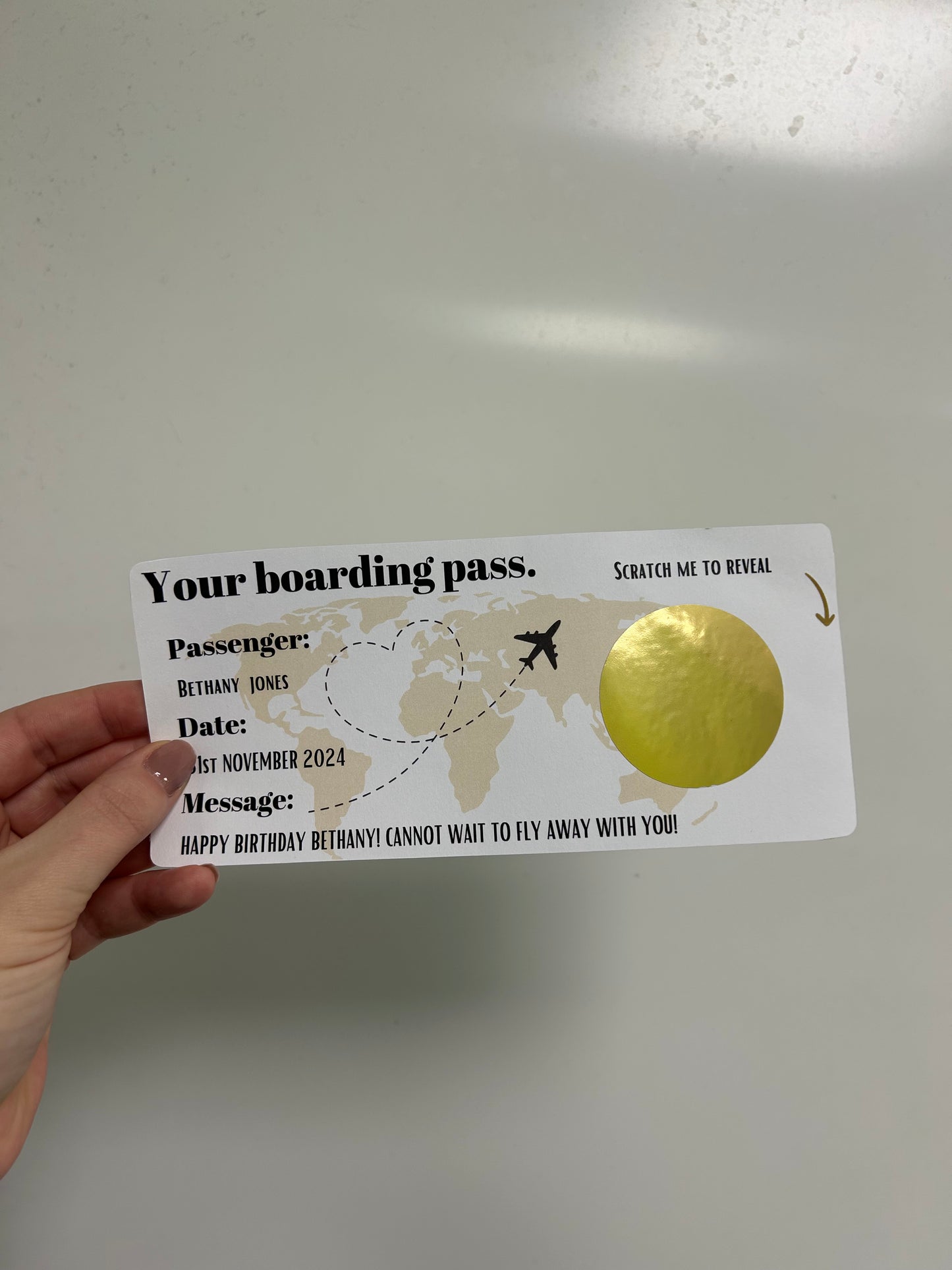 Special event scratch to reveal.