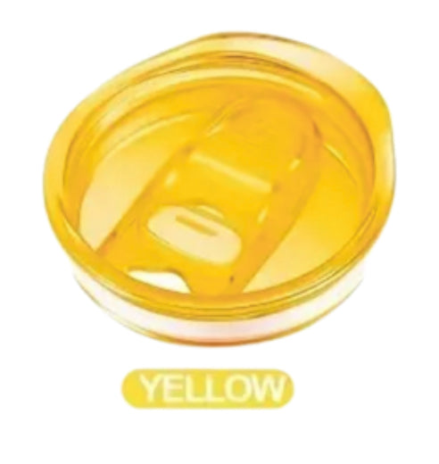 Yellow tumbler lid.