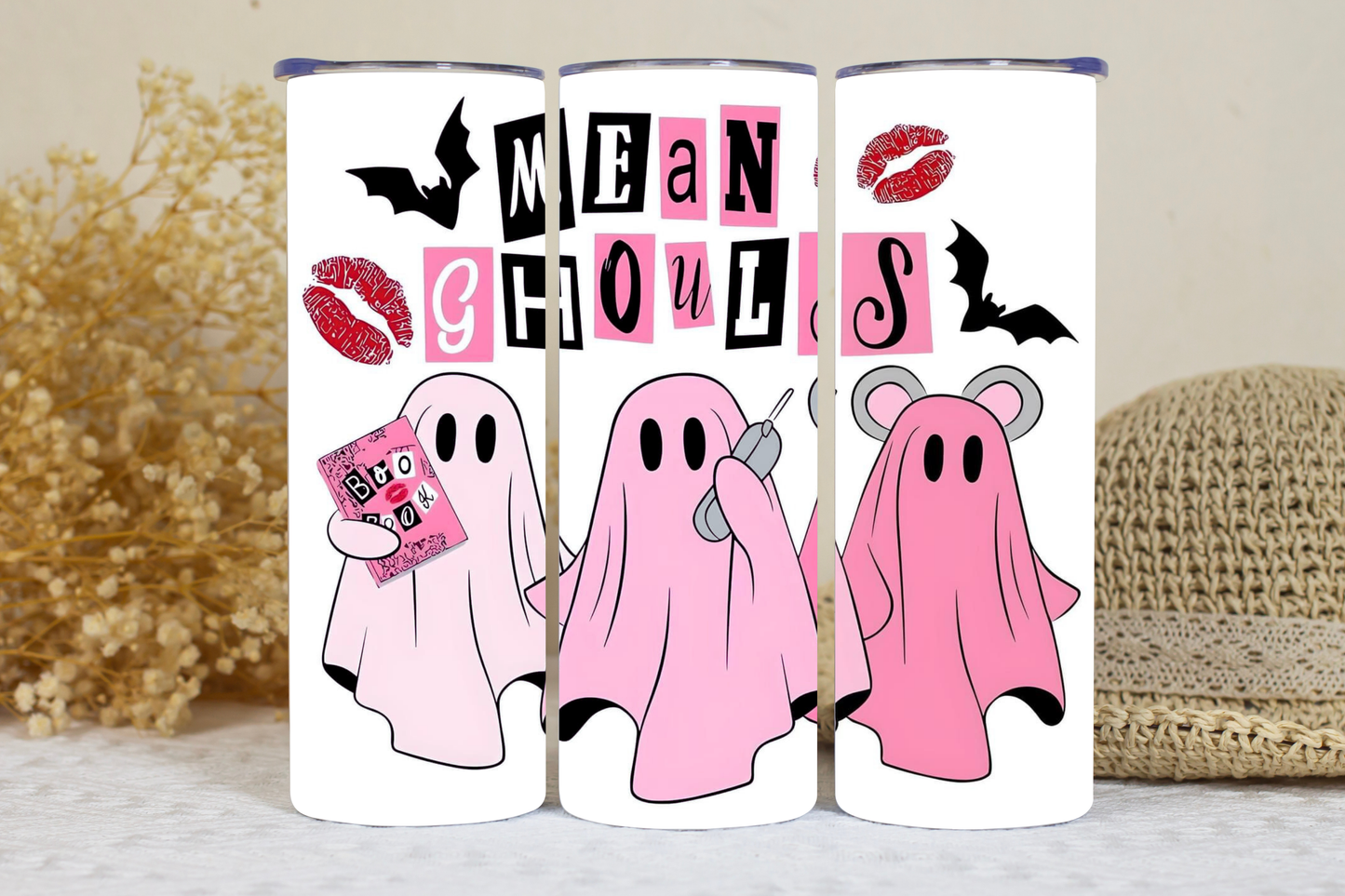 Mean ghouls 20oz tumbler.