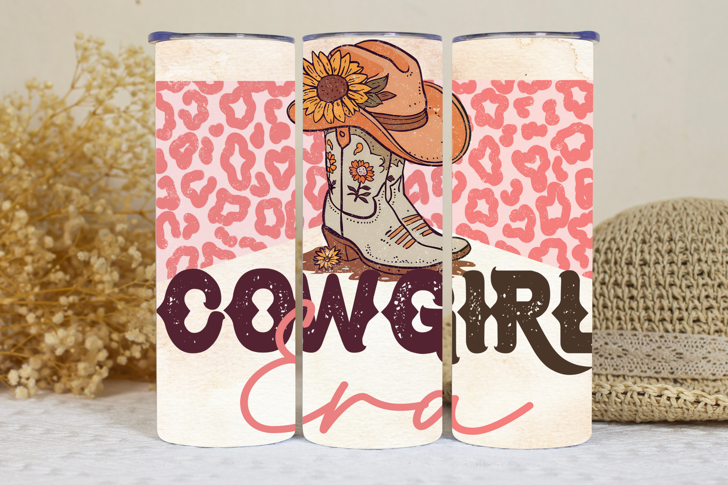 Cowgirl Era 20oz tumbler.
