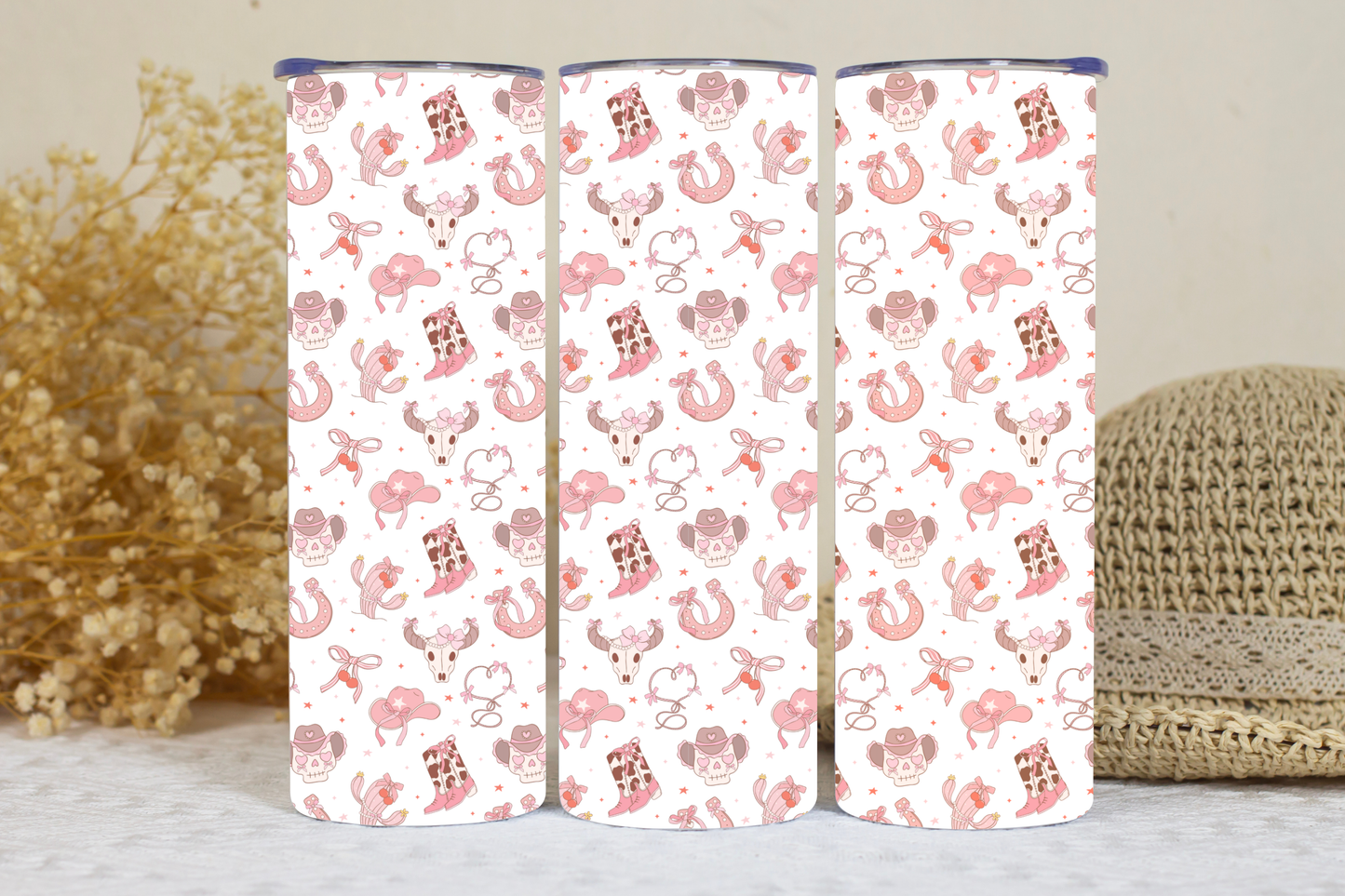 Pink country 20oz tumbler.