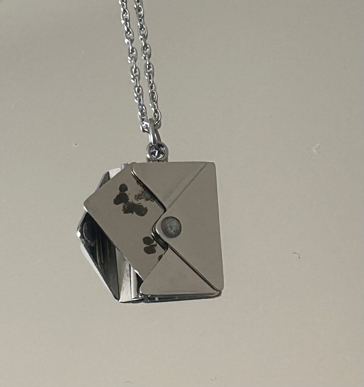 Secret message necklace.