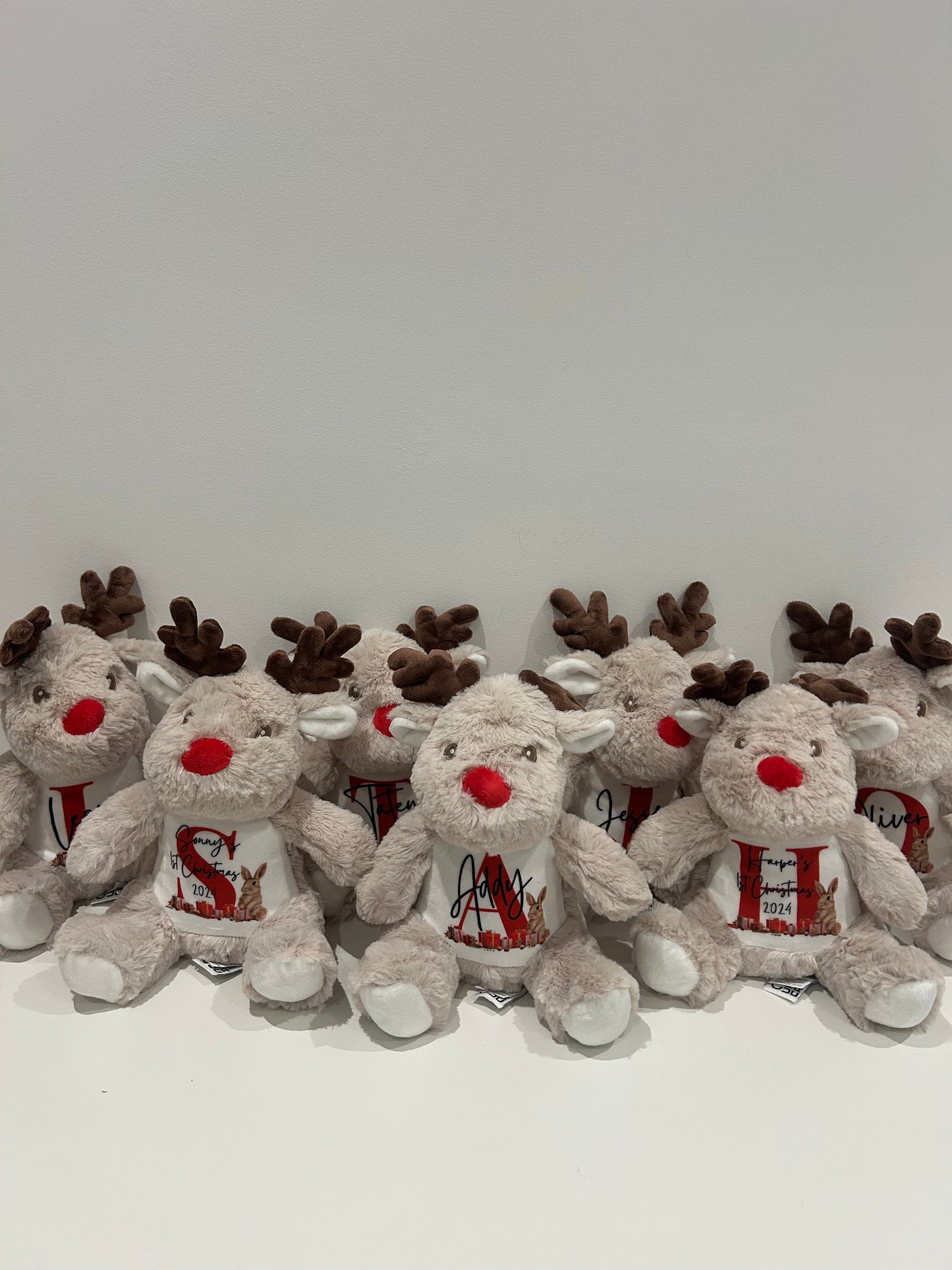 Printed reindeer keepsake.