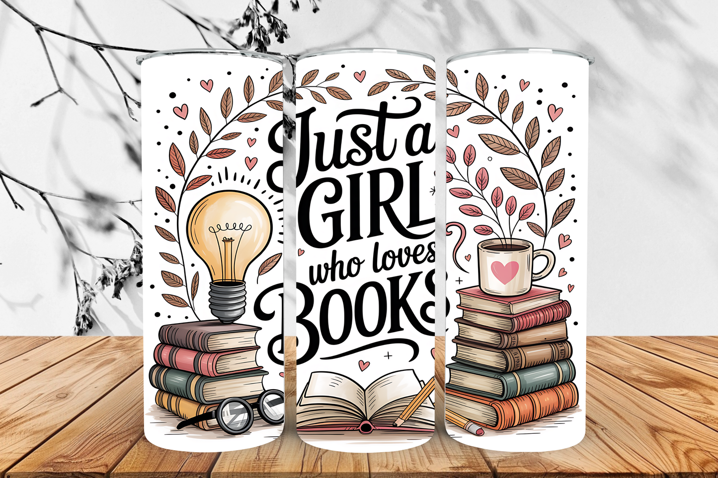 Just a girl 20oz tumbler.