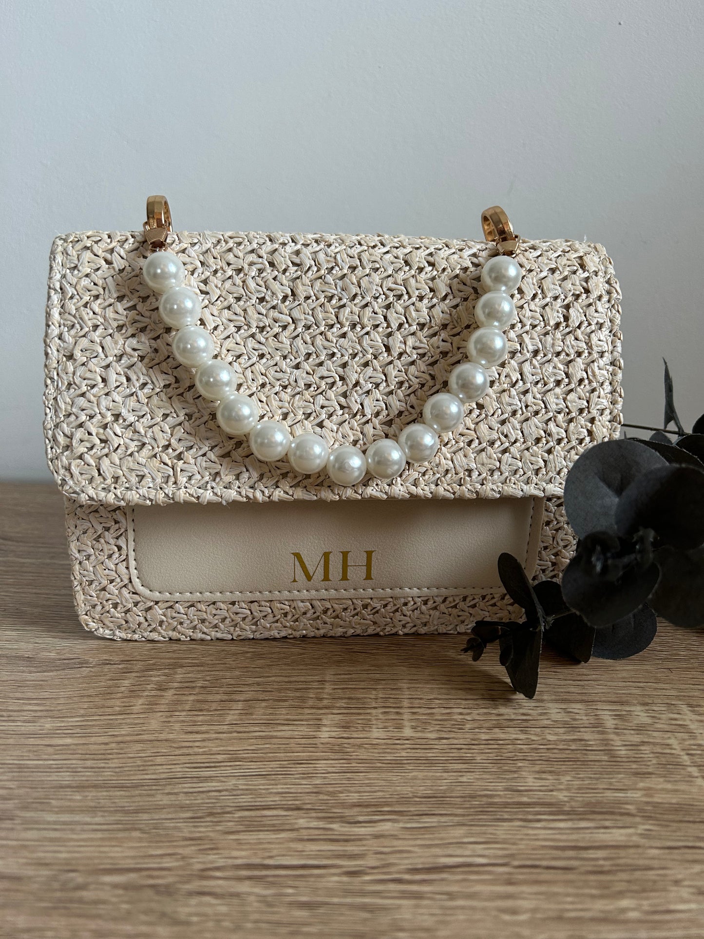 Pearl handle bag.