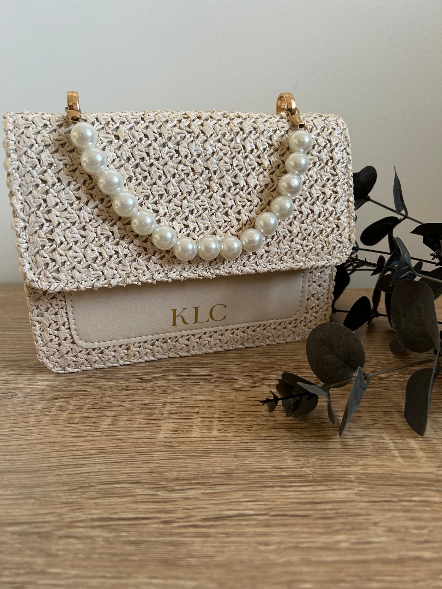 Pearl handle bag.