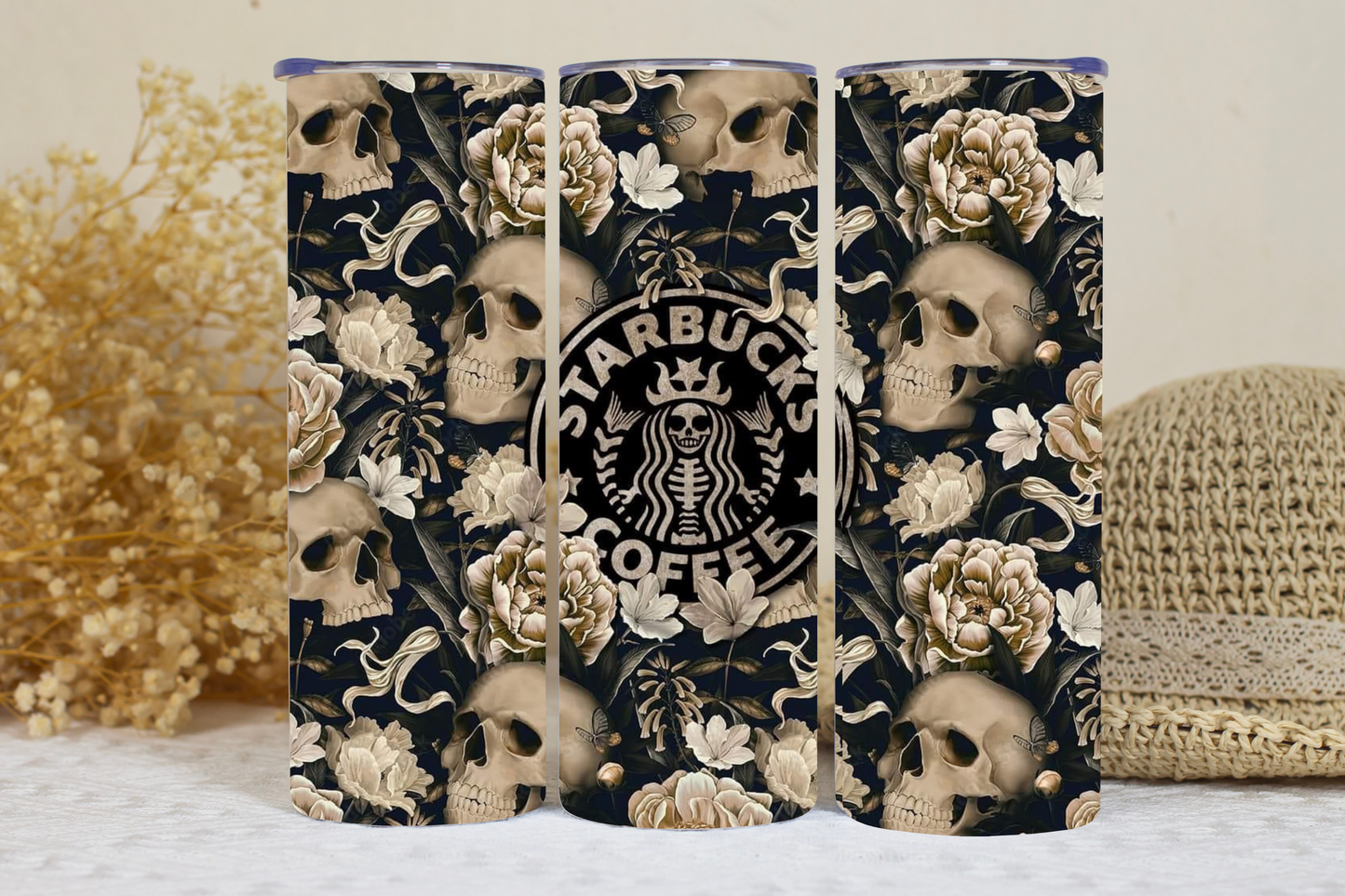 Skull SB hot/cold tumbler.