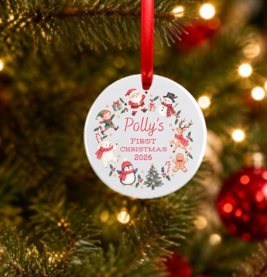 Babies First Christmas ornament.