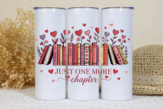 Just one more chapter hot/cold tumbler.