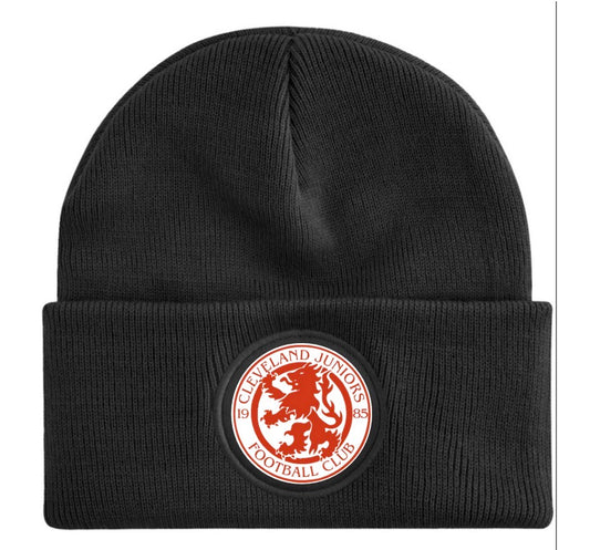 Custom sports beanie.