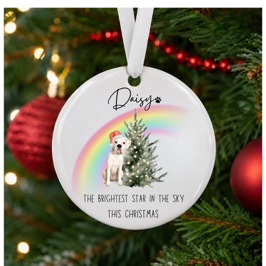 Pet Christmas Ornament – Brightest Star in the Sky.