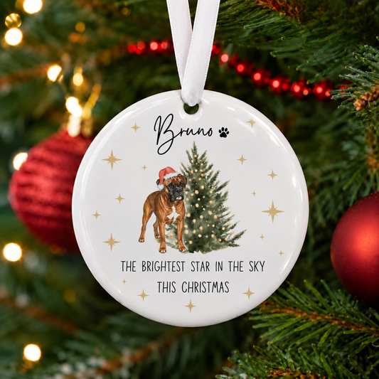 Pet Christmas Ornament – Brightest Star in the Sky.