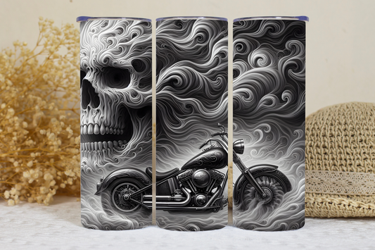 Biker hot/cold tumbler.