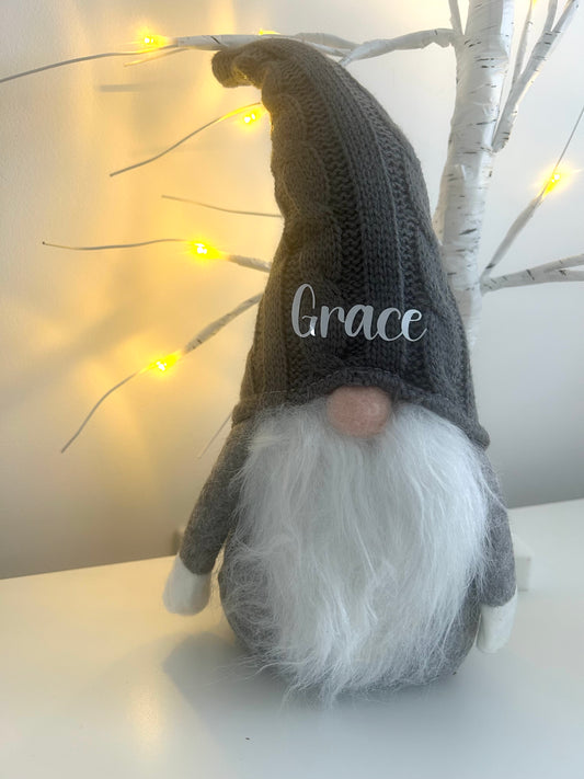 Grey plush gonk.