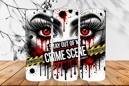 Crime scene 20oz tumbler.