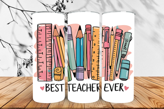 Best teacher 20oz tumbler.