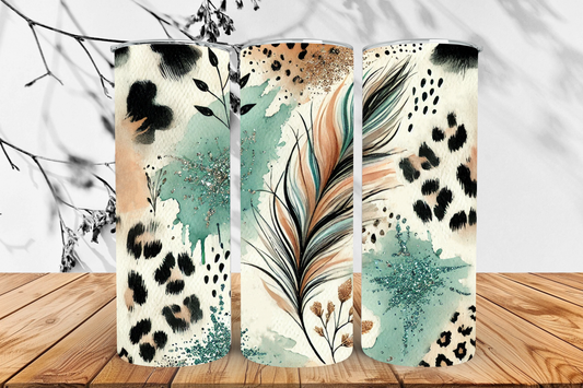 Feather 20oz tumbler.