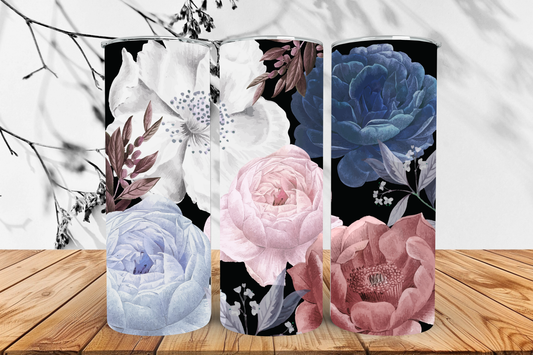 Floral 20oz tumbler.