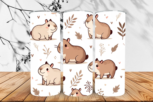 Capybara 20oz tumbler.